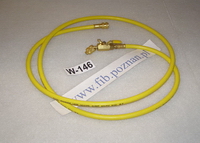 WĄŻ+ZAWÓR 1.8M ŻÓŁTY R-134